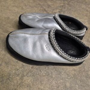UGG Silver Slip-On Slippers size 5